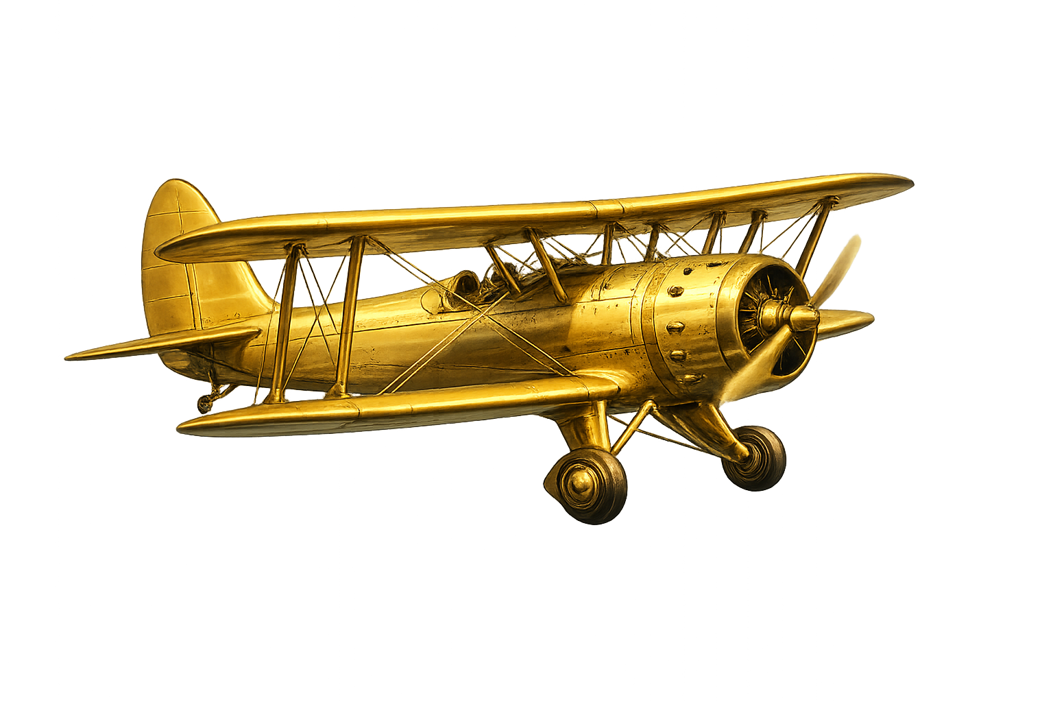 Vintage biplane